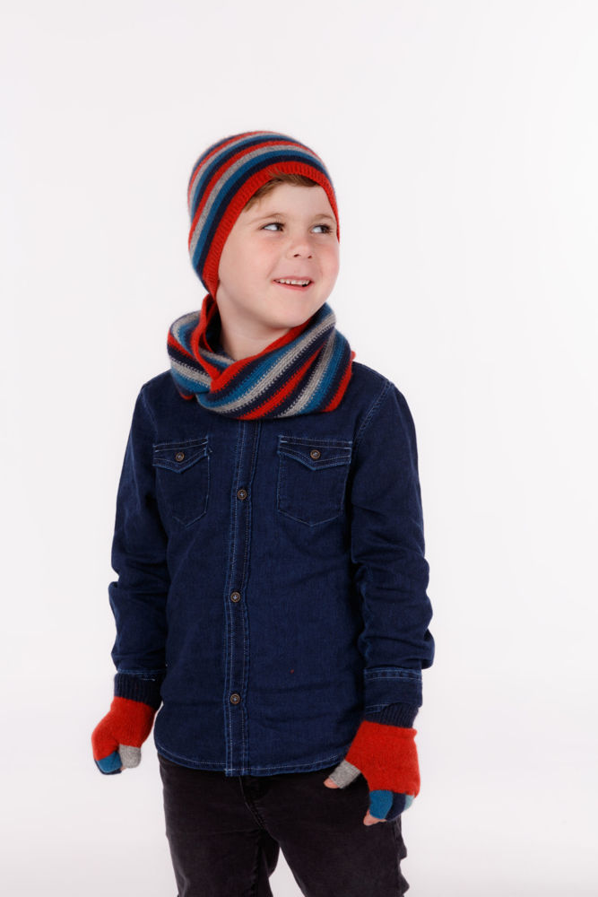 Picture of Childs Striped Beanie